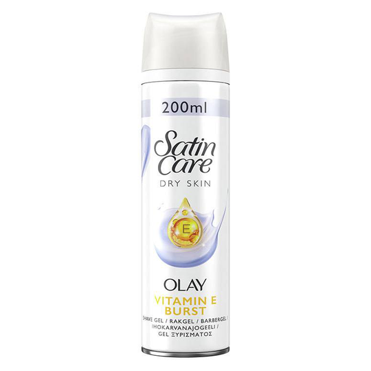 Gillette Venus Satin Care With Olay Shaving Gel Dry Skin 200 ml