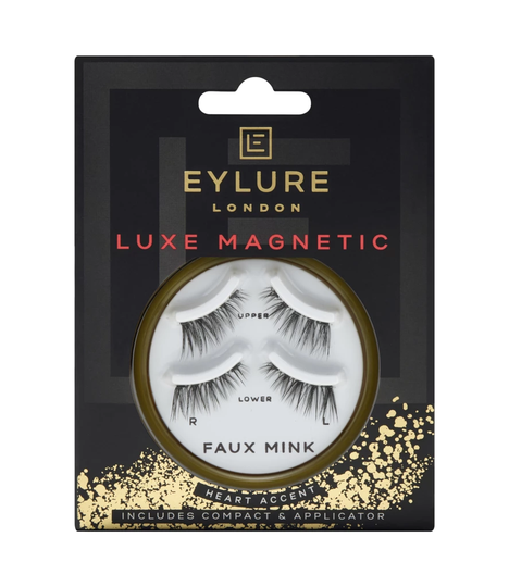 Luxe Magnetic Accent Heart False Lashes
