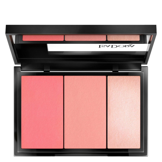 IsaDora Blush Trio 3-in-1 Palette 12 g ─ #70 Coral Silk