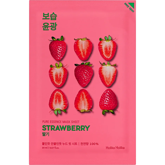 Holika Holika Pure Essence Mask Sheet - Strawberry, Holika Holika K-Beauty