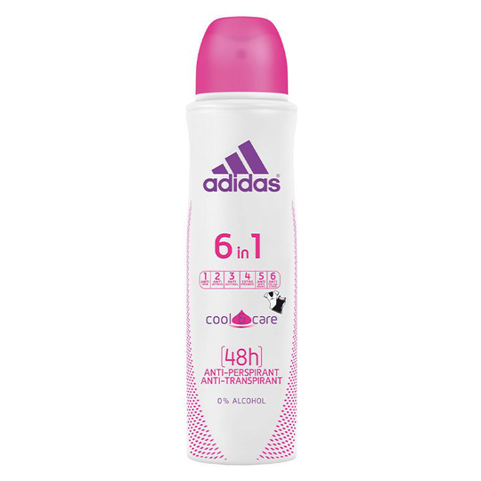 Adidas Cool & Care 6 in 1 Deodorant 150 ml