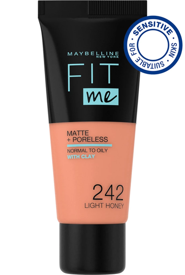 Fit Me Matte & Poreless Foundation Light Honey