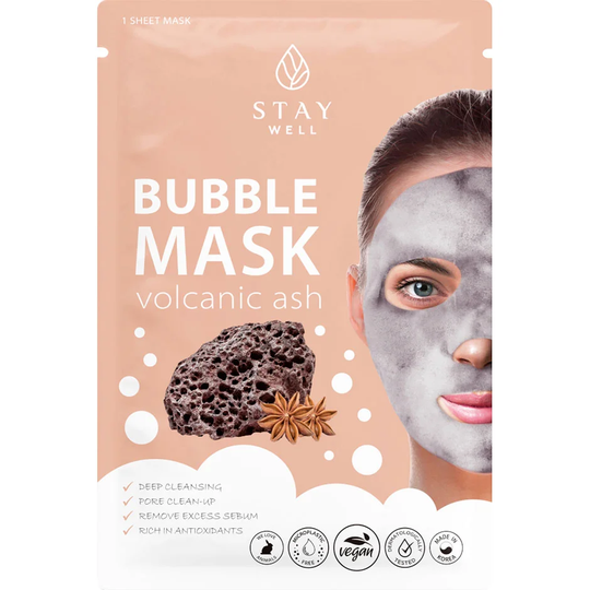 Deep Cleansing Bubble Mask Volcanic, Stay Well Kasvonaamio