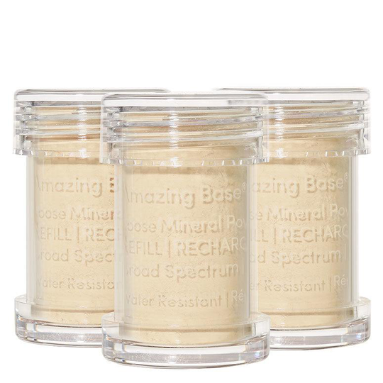 Jane Iredale Amazing Base Refillable Brush 3 Pack Refills - Bisque