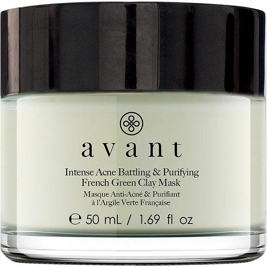 Intense Acne Battling & Purifying French Green Clay Mask, 50 ml Avant Skincare Kasvonaamio