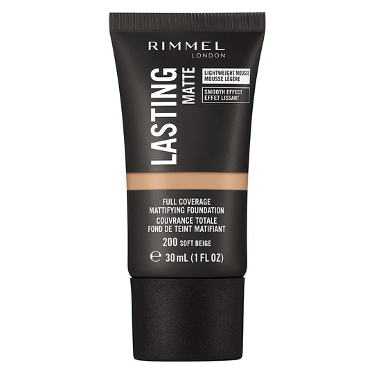 Rimmel London Lasting Finish Matte Foundation 30 ml ─ 200 Soft Beige