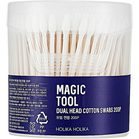 Magic Tool Dual Head Cotton Swabs, Holika Holika Ihonhoitolaitteet