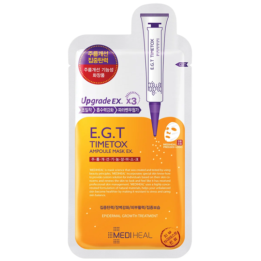 E.G.T Timetox Ampoule Mask, Mediheal Kasvonaamio