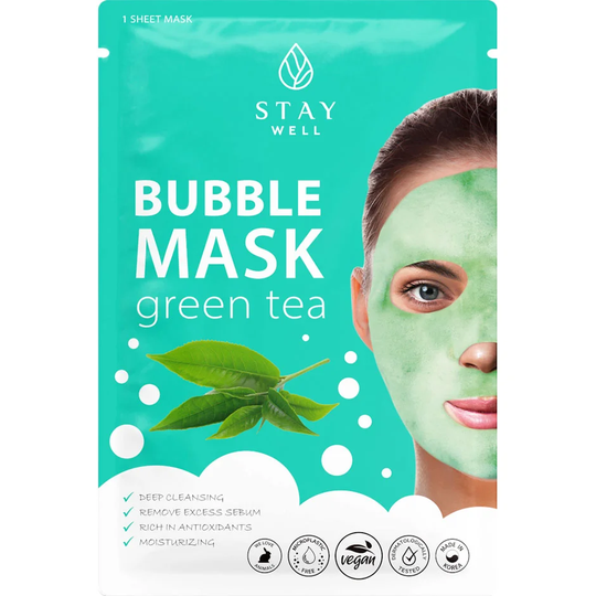 Deep Cleansing Bubble Mask Green Tea, Stay Well Kasvonaamio