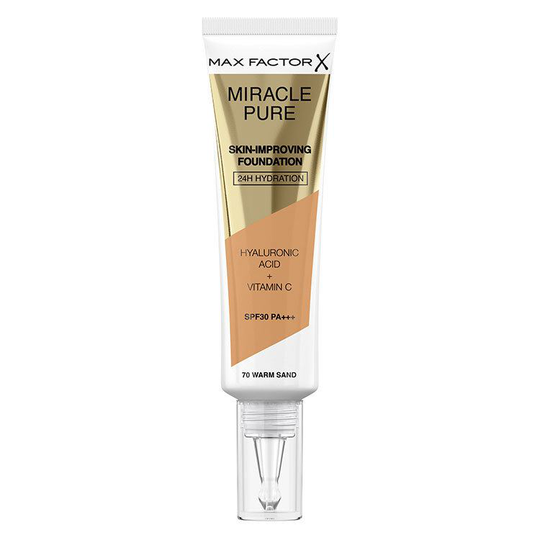 Max Factor Miracle Pure Skin-Improving Foundation 30 ml ─ 70 Warm Sand