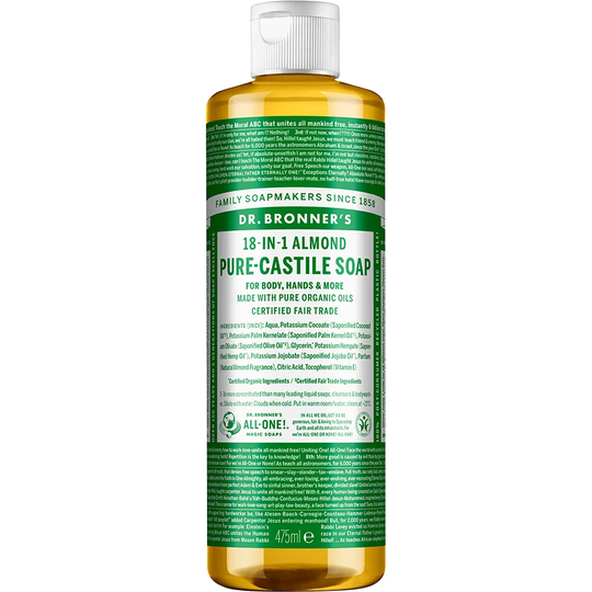 Magic Soaps Almond, 475 ml Dr. Bronner's Suihku- ja kylpytuotteet