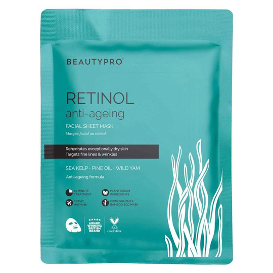 BeautyPro Retinol Anti-Ageing Sheet Mask 22 ml