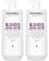 Dualsenses Blondes & Highlights Conditioner 1000ml + Shampoo 1000ml
