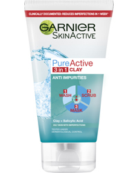 Pure Active 3 in 1 Wash Peeling & Mask 150ml