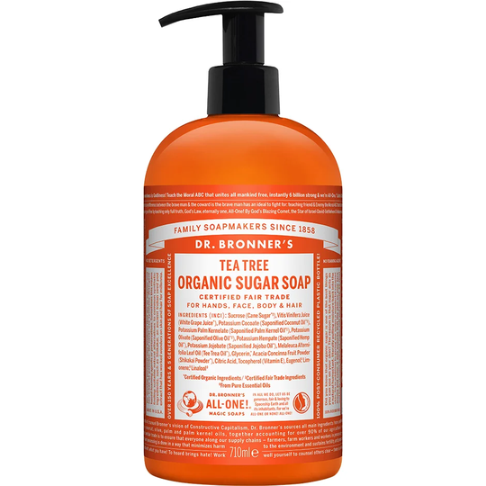 Organic Hand & Body Shikakai Soap Tea Tree, 710 ml Dr. Bronner's Suihku- ja kylpytuotteet
