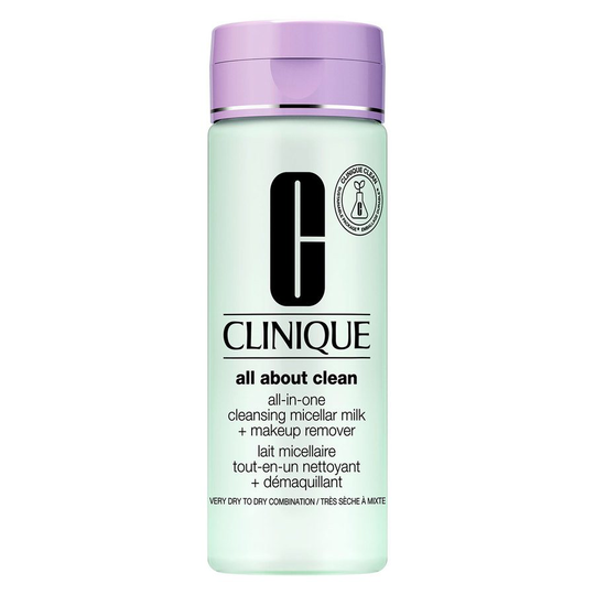 Clinique All-In-One Cleansing Micellar Milk + Makeup Remover Skin Type 1 & 2 200ml