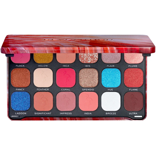 Forever Flawless Flamboyance Flamingo Palette, Makeup Revolution Luomiväri