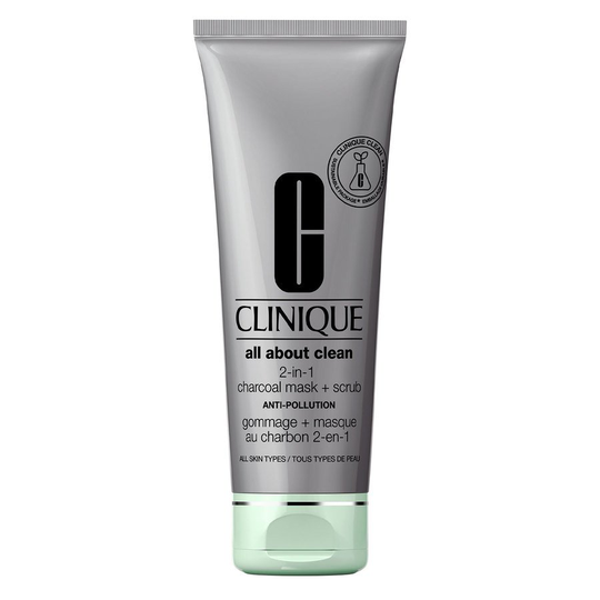 Clinique All About Clean Charcoal Mask + Scrub Anti-Pollution 100 ml