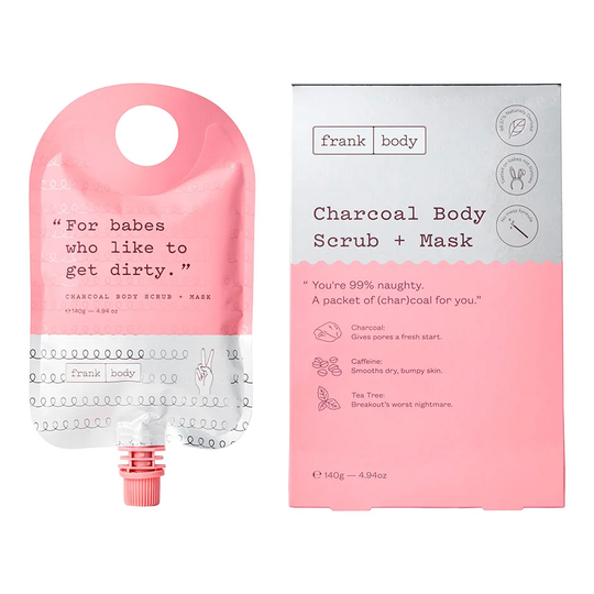 Charcoal Body Scrub, 140 g Frank Body Vartalokuorinnat