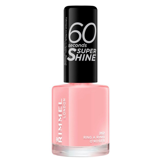 Rimmel London 60 Seconds Super Shine Nail Polish 8 ml ─ #262 Ring A Ring O'Roses