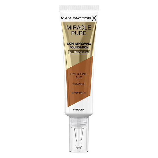 Max Factor Miracle Pure Skin-Improving Foundation 30 ml ─ 93 Mocha