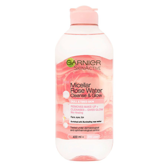 Garnier Micellar Rose Water Cleanse & Glow 400 ml