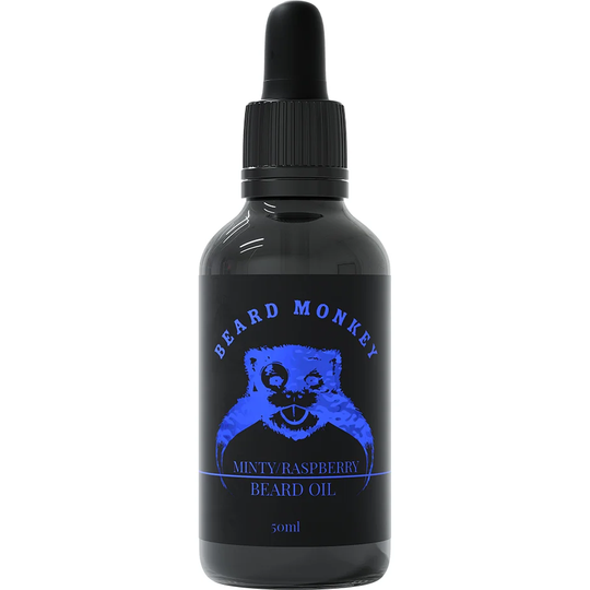 Minty & Raspberry Beard Oil, 50 ml Beard Monkey Partaöljy ja partavaha