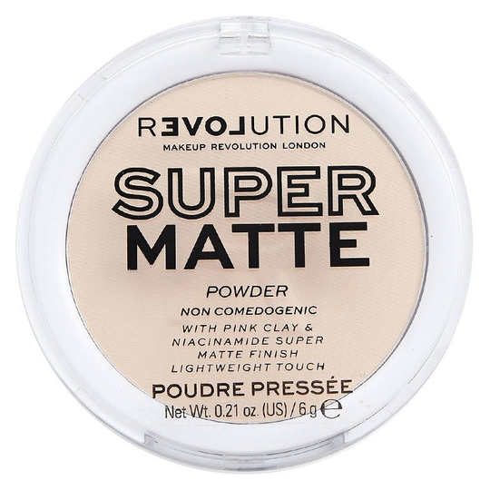 Revolution Beauty Makeup Revolution Super Matte Pressed Powder 6 g - Translucent
