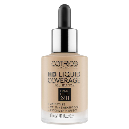 Catrice HD Liquid Coverage Foundation 30 ml - Warm Beige 040