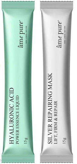 Âme Pure Jelly Glow Rubber Mask Silver 2x15g