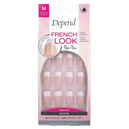 French Look Rosa Skimmer Square Medium, Depend Tekokynnet