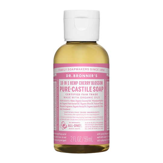 Pure Castile Liquid Soap, 60 ml Dr. Bronner's Suihku- ja kylpytuotteet