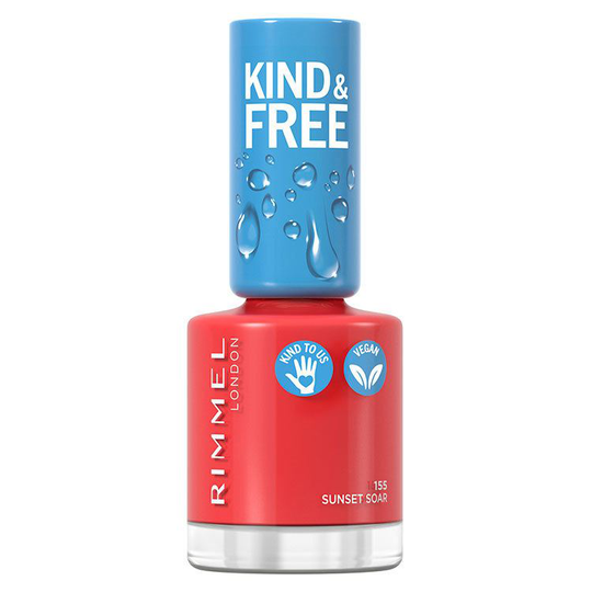 Rimmel London Kind & Free Nail Polish Lacquer 8 ml - 155 Sunset Soar