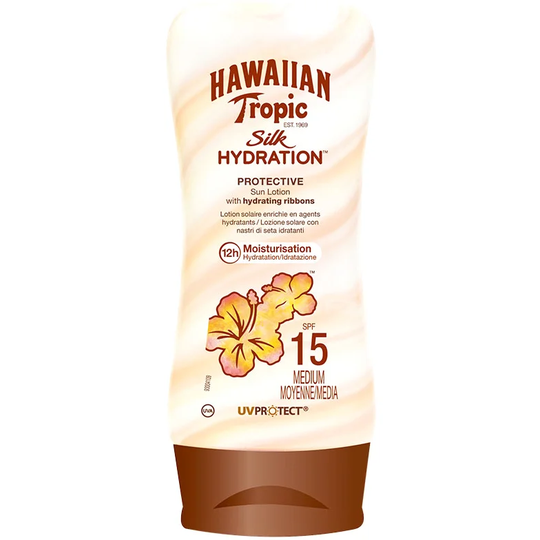 Hawaiian Tropic Silk Hydration Protective Sunlotion SPF 15, 180 ml Hawaiian Tropic Aurinkosuojat
