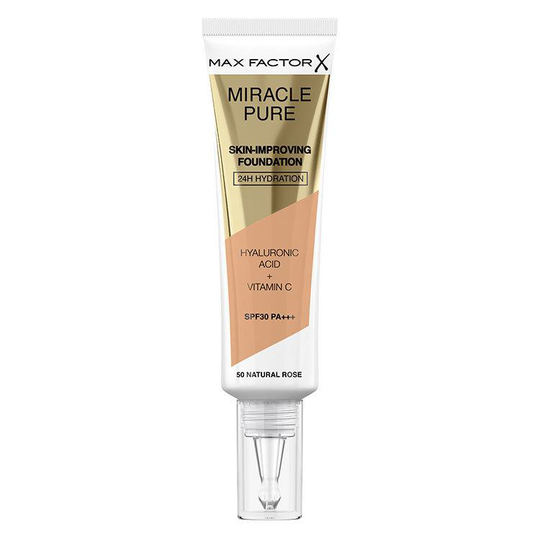 Max Factor Miracle Pure Skin-Improving Foundation 30 ml ─ 50 Natural Rose