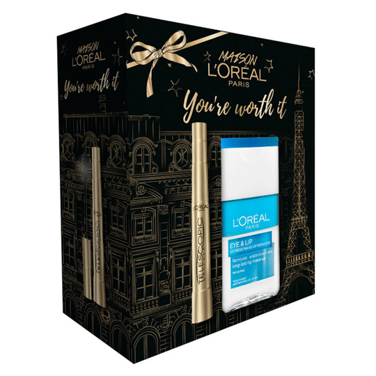 L'Oréal Paris Telescopic + Eye Makeup Remover Gift Box