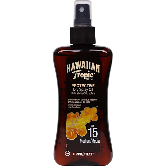Hawaiian Tropic Protective Dry Spray Oil, SPF 15, 200 ml Hawaiian Tropic Aurinkosuojat