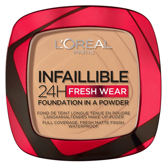 L'Oréal Paris Infaillible 24H Fresh Wear Foundation In A Powder 9 g - 250 Radiant Sand