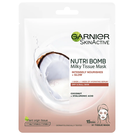 Skin Active Nutri Bomb Tissue Mask, 30 g Garnier Kasvonaamio