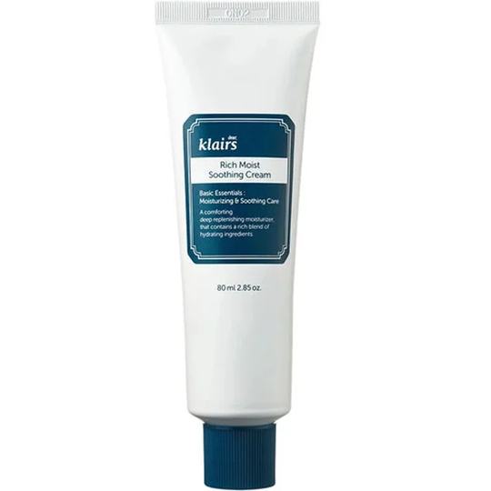Rich Moist Soothing Cream, 80 ml Klairs Päivävoiteet