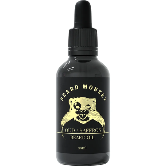 Oud & Saffron Beard Oil, 50 ml Beard Monkey Parta & Viikset
