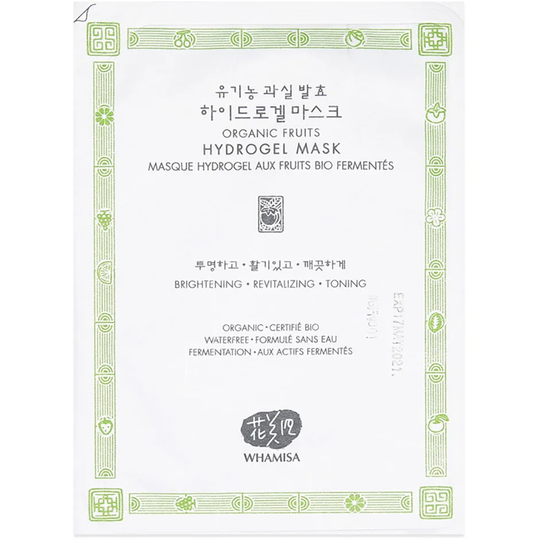 Whamisa Organic Fruits & Tomato Hydrogel Mask, 33 g Whamisa Skincare Kasvonaamio