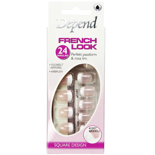 French Look Kit Pink Square Short Design