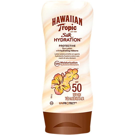 Hawaiian Tropic Silk Hydration Protective Sunlotion SPF 50, 180 ml Hawaiian Tropic Aurinkosuojat