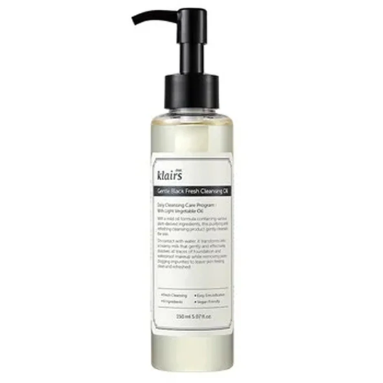 Klairs Gentle Black Cleansing Oil, 150 ml Klairs Kasvojen puhdistus
