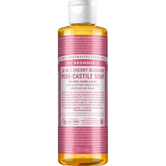 Pure Castile Liquid Soap, 240 ml Dr. Bronner's Suihkugeelit