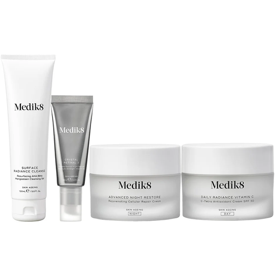 Skin Care Routine With Retinal, Medik8 Ihonhoitopakkaukset