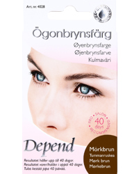 Ögonbrynsfärg, Svart