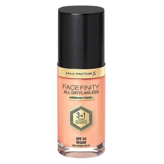 Max Factor Facefinity All Day Flawless 3-in-1 Foundation 30 ml - 64 Rose Gold