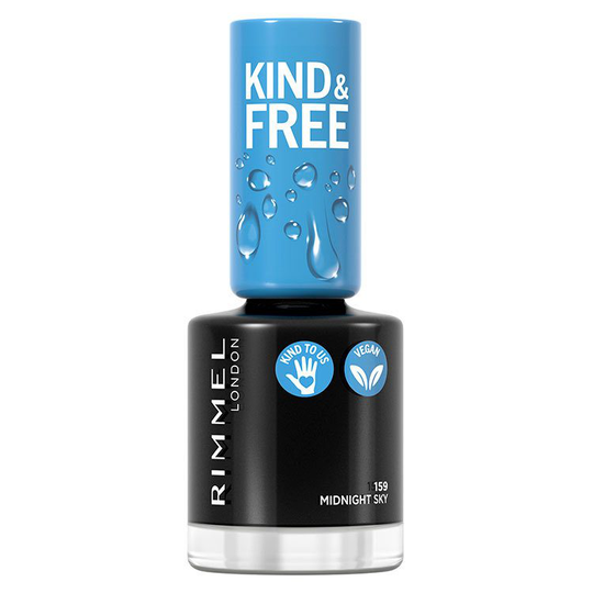 Rimmel London Kind & Free Nail Polish Lacquer 8 ml - 159 Midnight Sky